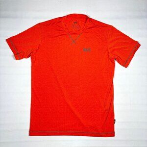 Jack Wolfskin Crosstrail Orange Quick Drying & Odor Inhibiting T-Shirt Mens L